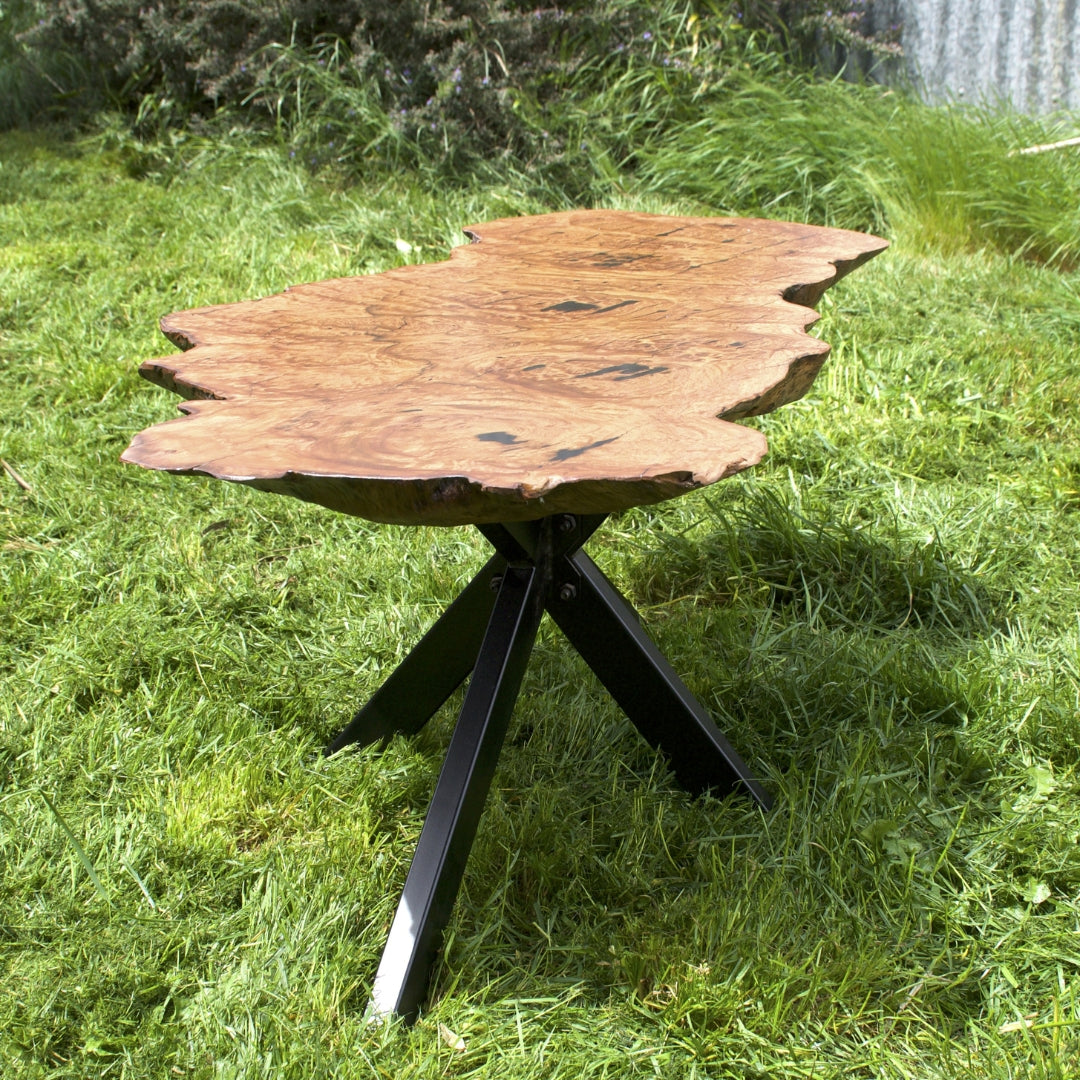 Blackbark Timber Slab Burl Coffee Table