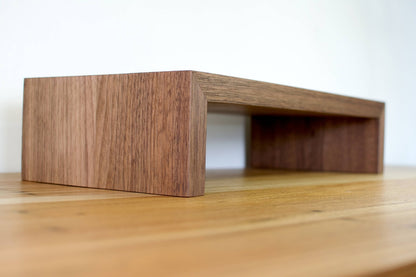 Wood Monitor Stand | Walnut