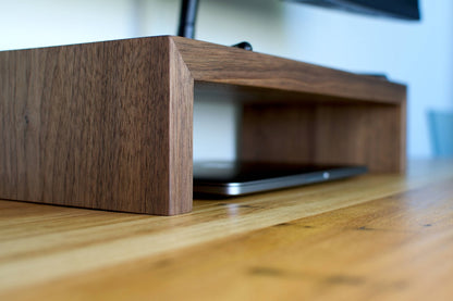 Wood Monitor Stand | Walnut